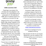 convention update